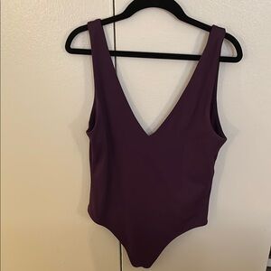 Babaton Contour Dark Purple Bodysuit